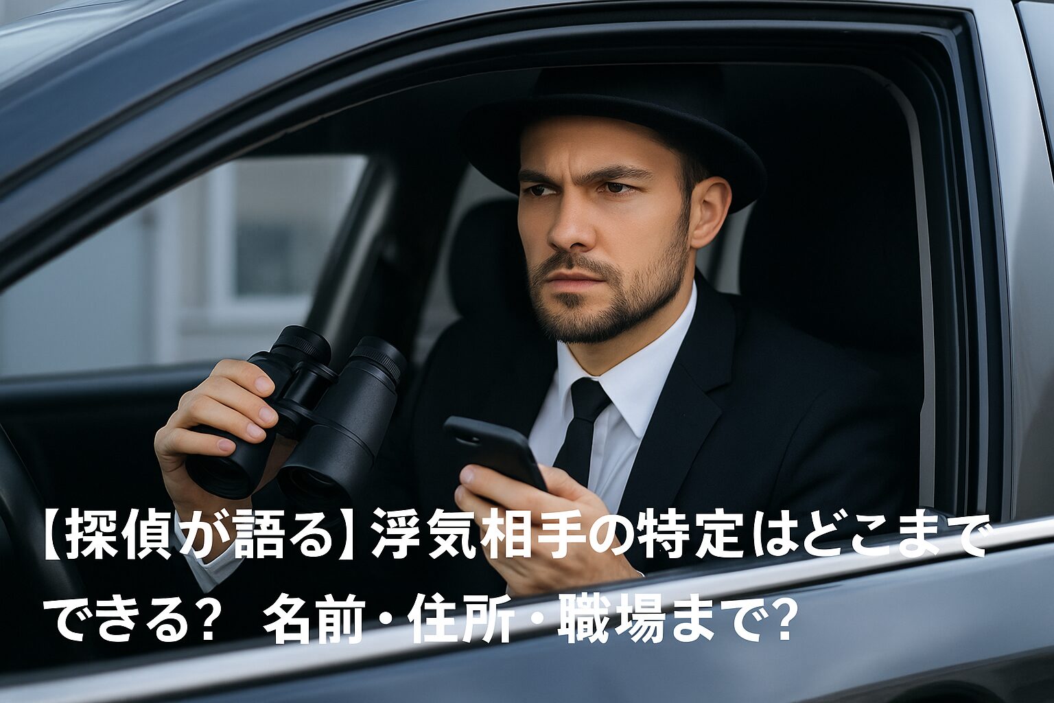 【探偵が語る】浮気相手の特定はどこまでできる？名前・住所・職場まで？